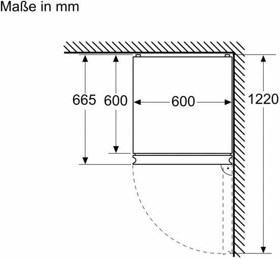 SIEMENS Kühl-/Gefrierkombination KG36N2IDF 1860 cm hoch 600 cm breit