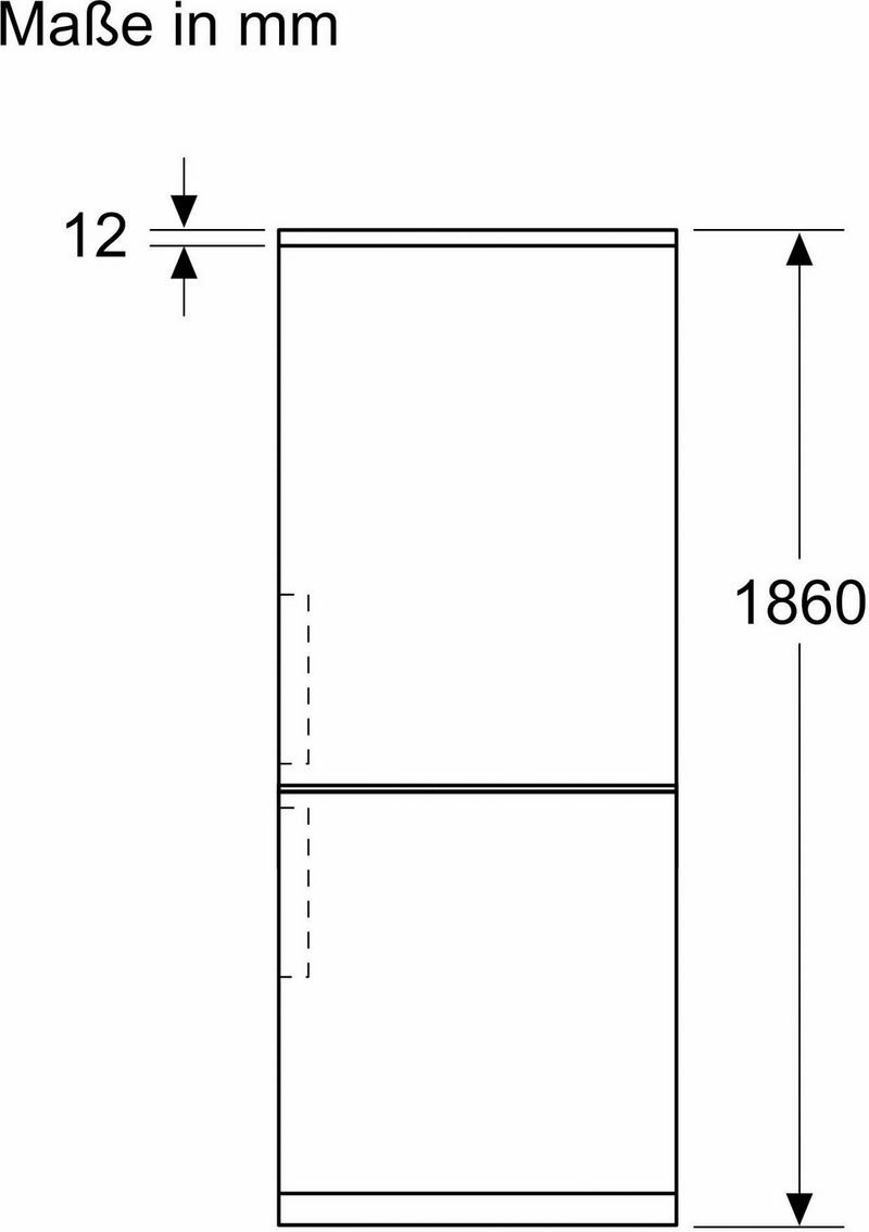 BOSCH Kühl-/Gefrierkombination KGN36VICT 186 cm hoch 60 cm breit