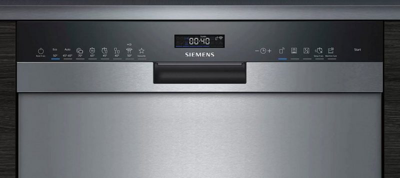 SIEMENS Unterbaugeschirrspüler iQ500 SN45ES57CE 14 Maßgedecke