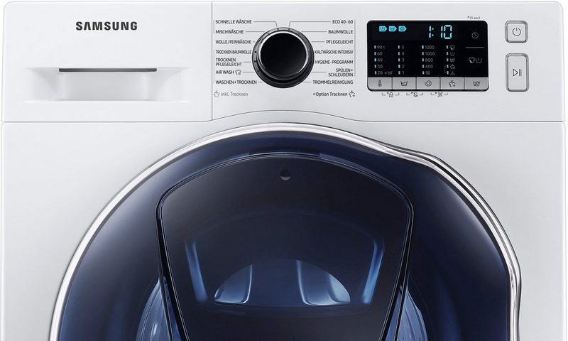 Samsung Waschtrockner WD8NK52K0ZW 8 kg 5 kg 1200 U/min SLIM Platzsparer