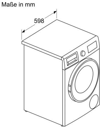 BOSCH Waschtrockner 8 kg 5 kg 1400 U/min