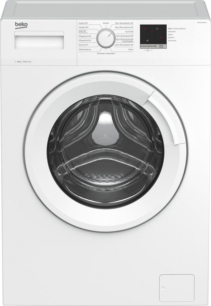 BEKO Waschmaschine Frontlader freistehend 6 kg 1.400 U/Min EEK: E WML61023NR1