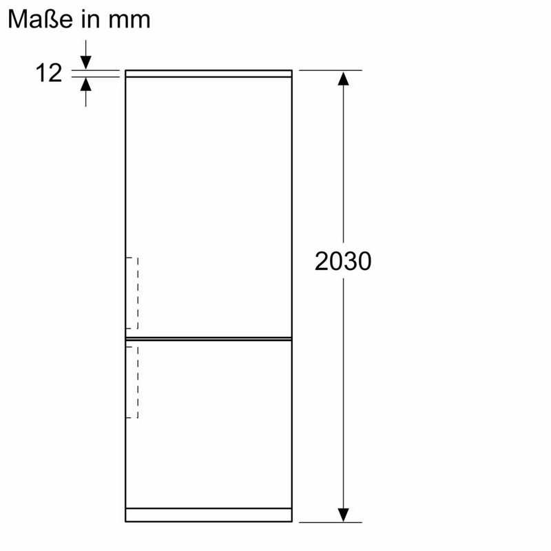 BOSCH Kühl-/Gefrierkombination KGN39AICT 203 cm hoch 60 cm breit