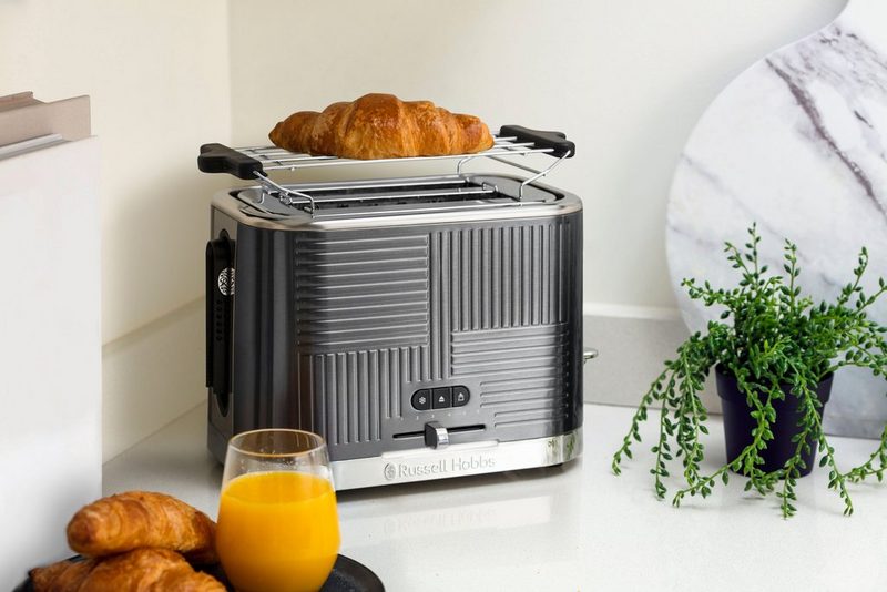 RUSSELL HOBBS Toaster Geo Steel 25250-56 2 kurze Schlitze 1640 W