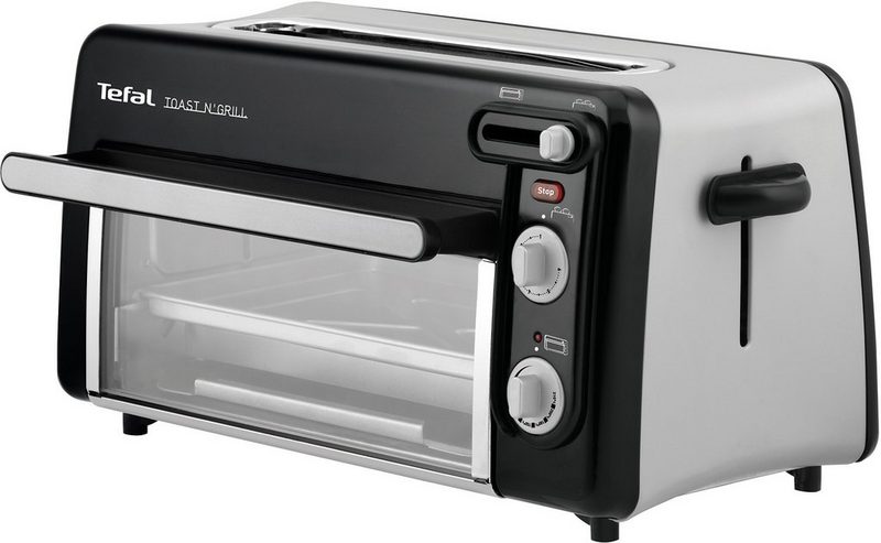 Tefal Minibackofen TL6008 Toast n’ Grill sehr energieeffizient und schnell 1300 Watt