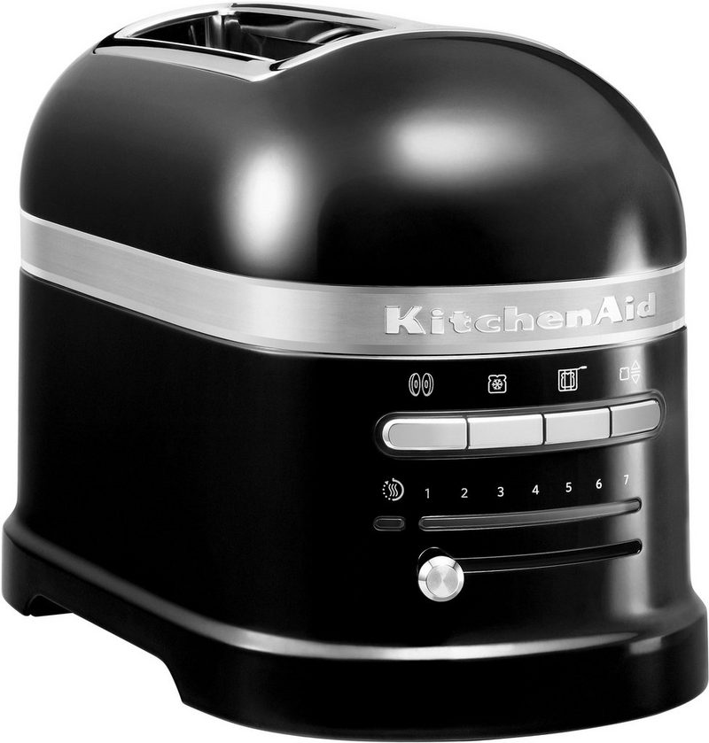 KitchenAid Toaster Artisan 5KMT2204EOB 2 kurze Schlitze für 2 Scheiben 1250 W