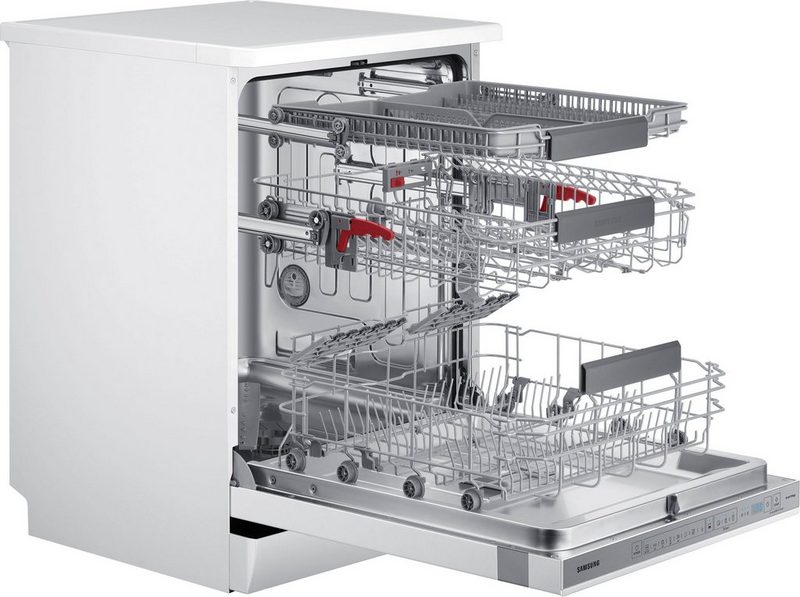 Samsung Standgeschirrspüler DW60A8060FW 14 Maßgedecke