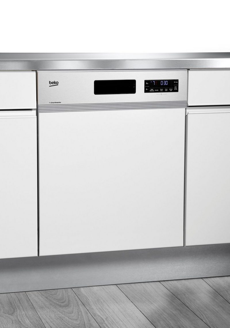 BEKO teilintegrierbarer Geschirrspüler DSN28640X 16 Maßgedecke