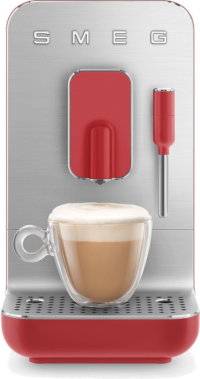 Smeg Kaffeevollautomat BCC02RDMEU Herausnehmbare Brüheinheit