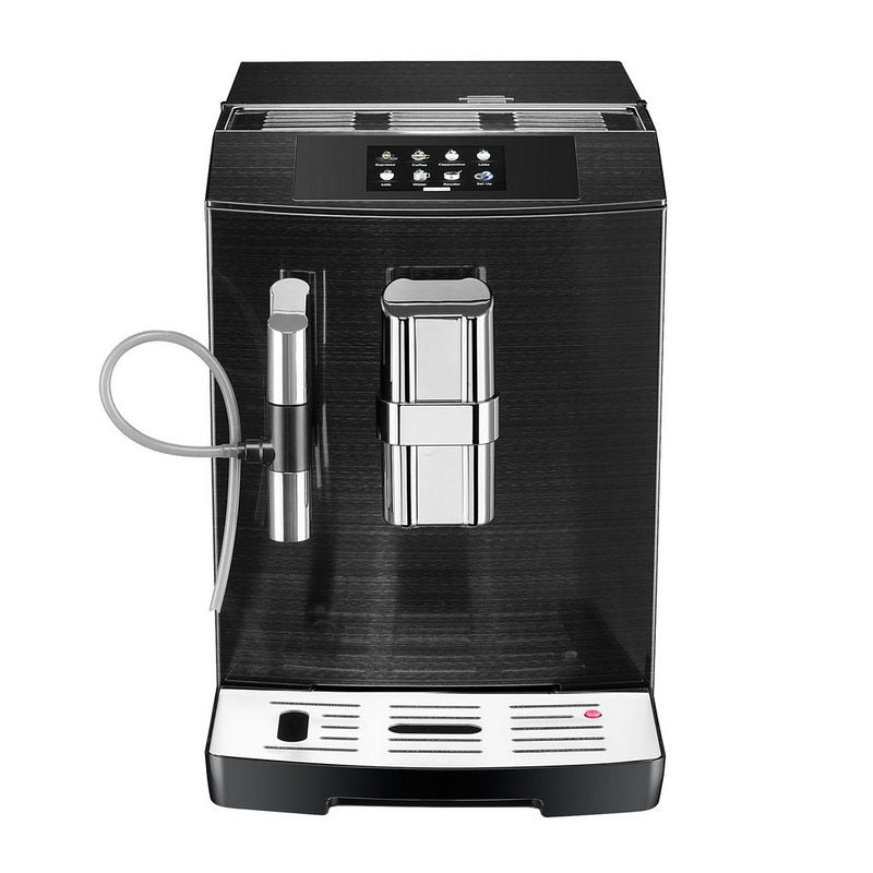 Acopino Kaffeevollautomat Modena ONE Touch Kaffeevollautomat in Edelstahl schwarz Cappuccino und Latte macchiato auf Knopfdruck