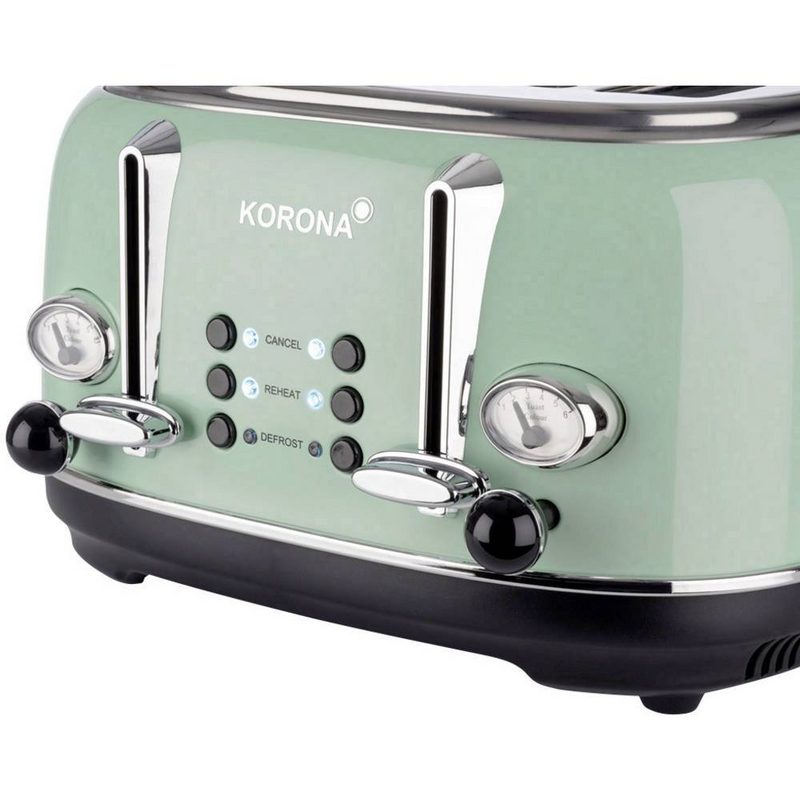 KORONA Toaster Retro Toaster für 4 Scheiben