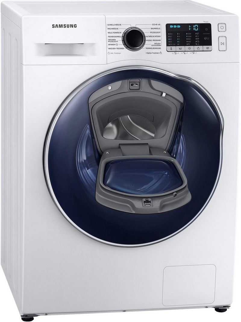 Samsung Waschtrockner WD8NK52K0ZW 8 kg 5 kg 1200 U/min SLIM Platzsparer