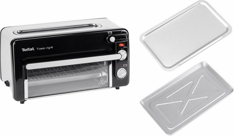 Tefal Minibackofen TL6008 Toast n’ Grill sehr energieeffizient und schnell 1300 Watt