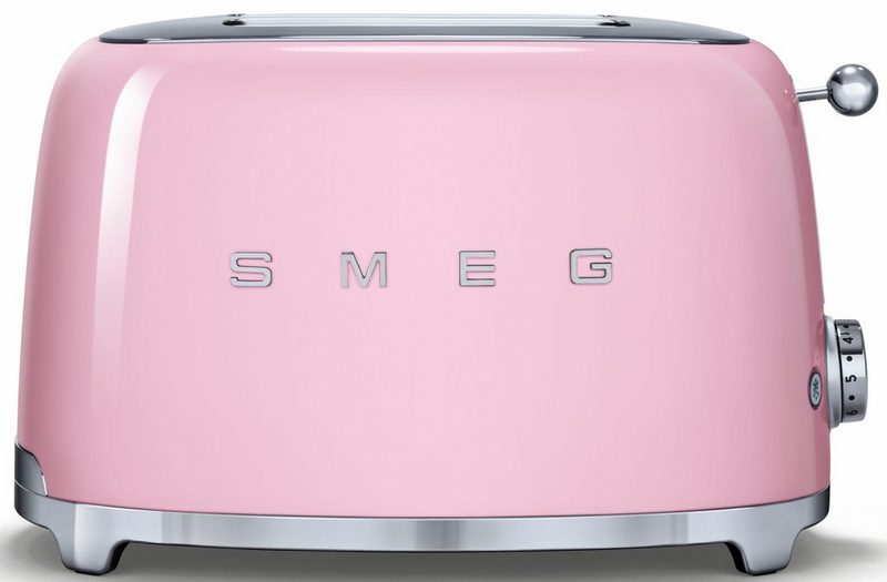 Smeg Toaster TSF01PKEU 2 kurze Schlitze für 2 Scheiben 950 W