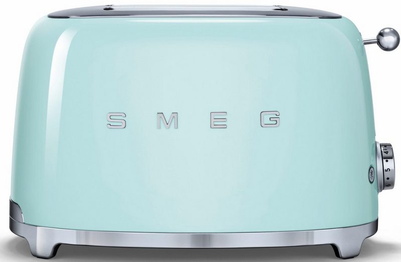 Smeg Toaster TSF01PGEU 2 kurze Schlitze für 2 Scheiben 950 W