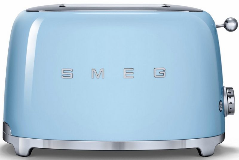 Smeg Toaster TSF01PBEU 2 kurze Schlitze für 2 Scheiben 950 W