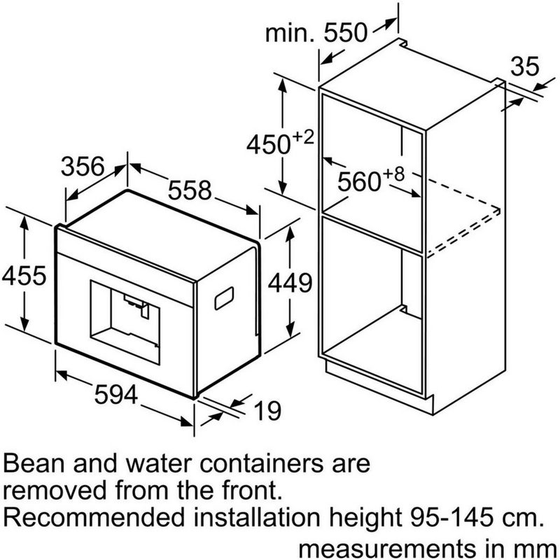 BOSCH Einbau-Kaffeevollautomat CTL636ES6