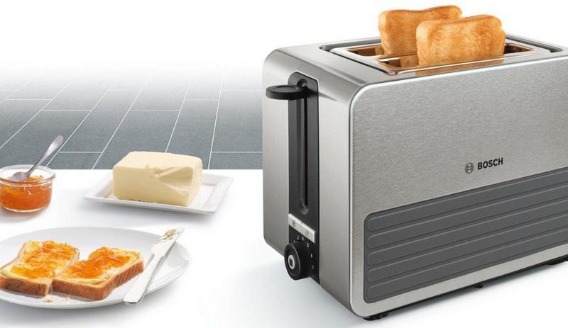 BOSCH Toaster TAT7S25 2 kurze Schlitze für 2 Scheiben 1050 W