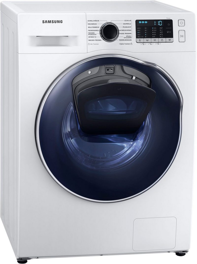 Samsung Waschtrockner WD8NK52K0ZW 8 kg 5 kg 1200 U/min SLIM Platzsparer