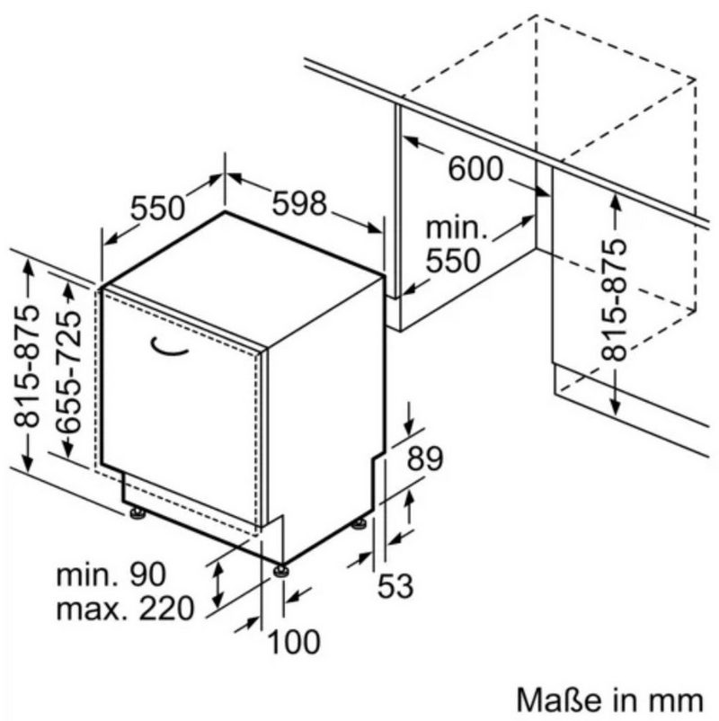 BOSCH vollintegrierbarer Geschirrspüler SMV24AX02E