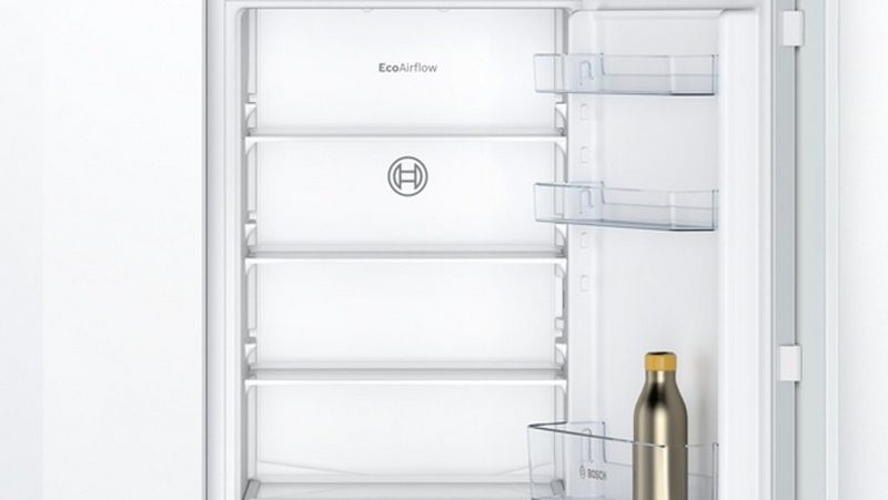 BOSCH Einbaukühlgefrierkombination KIN86NFF0 177.2 cm hoch 54.1 cm breit FreshSense MultiBox XXL EcoAirflow