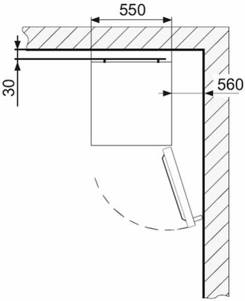 Amica Kühl-/Gefrierkombination KGC1563 R 144 cm hoch 55 cm breit