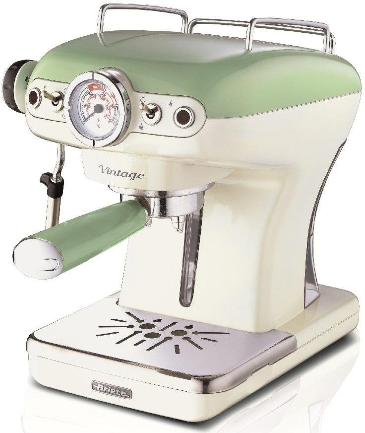 Ariete Espressomaschine 1389 Vintage grün-weiß