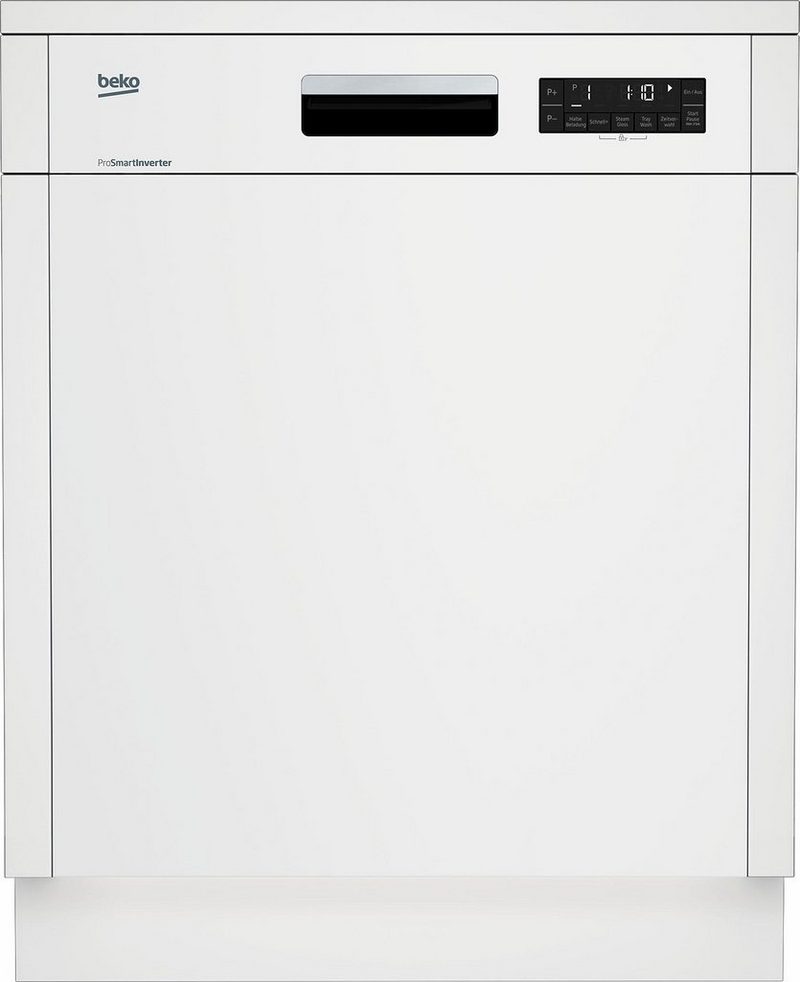 BEKO teilintegrierbarer Geschirrspüler DSN6634W2 14 Maßgedecke mit Startzeitvorwahl