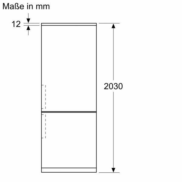 SIEMENS Kühl-/Gefrierkombination KG39NAICT 203 cm hoch 60 cm breit