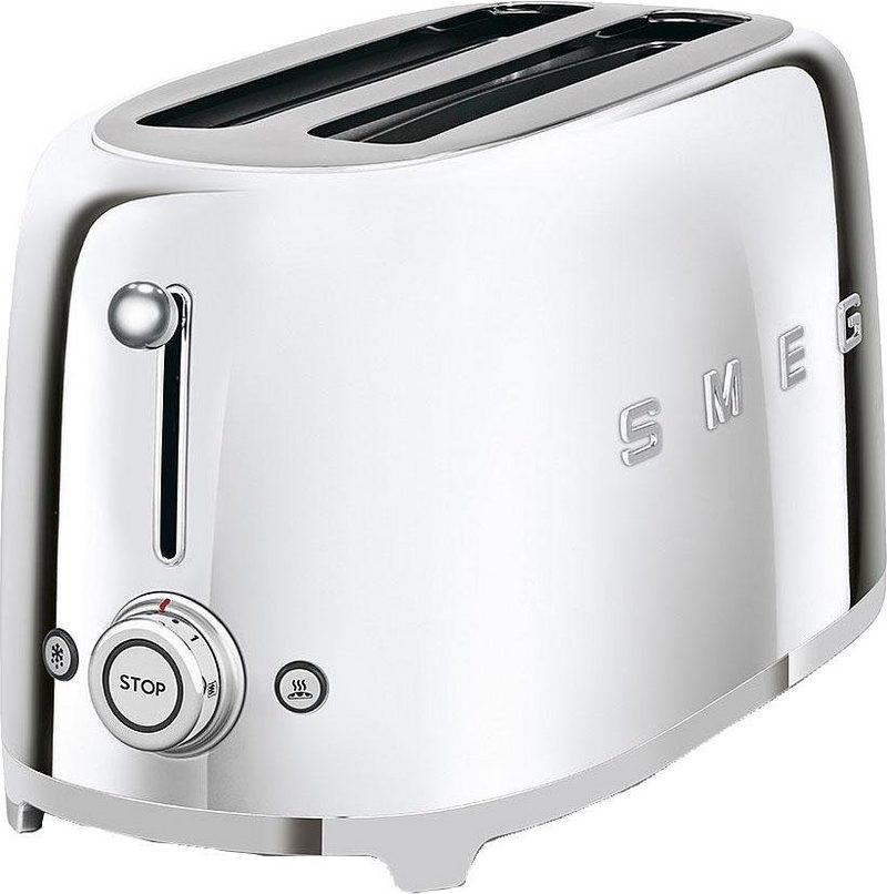 Smeg Toaster TSF02SSEU 2 lange Schlitze für 2 Scheiben 1500 W