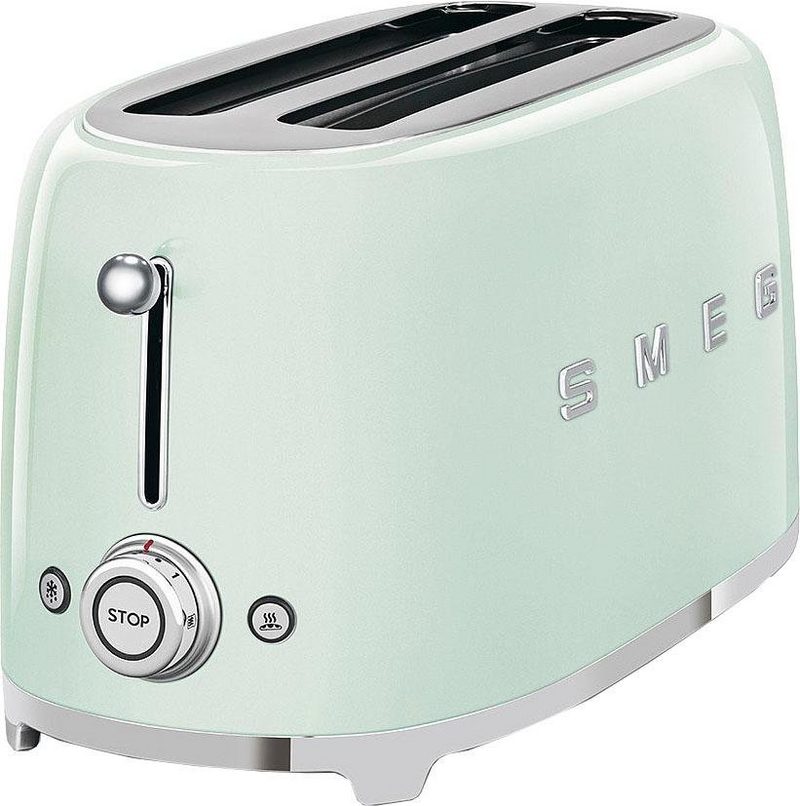 Smeg Toaster TSF02PGEU 2 lange Schlitze für 2 Scheiben 1500 W