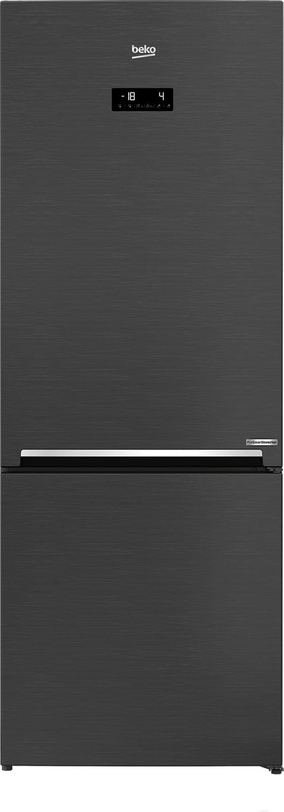 BEKO Kühl-/Gefrierkombination Dark Inox 514L No Frost 192 cm EEK:D RCNE560E60ZXRN