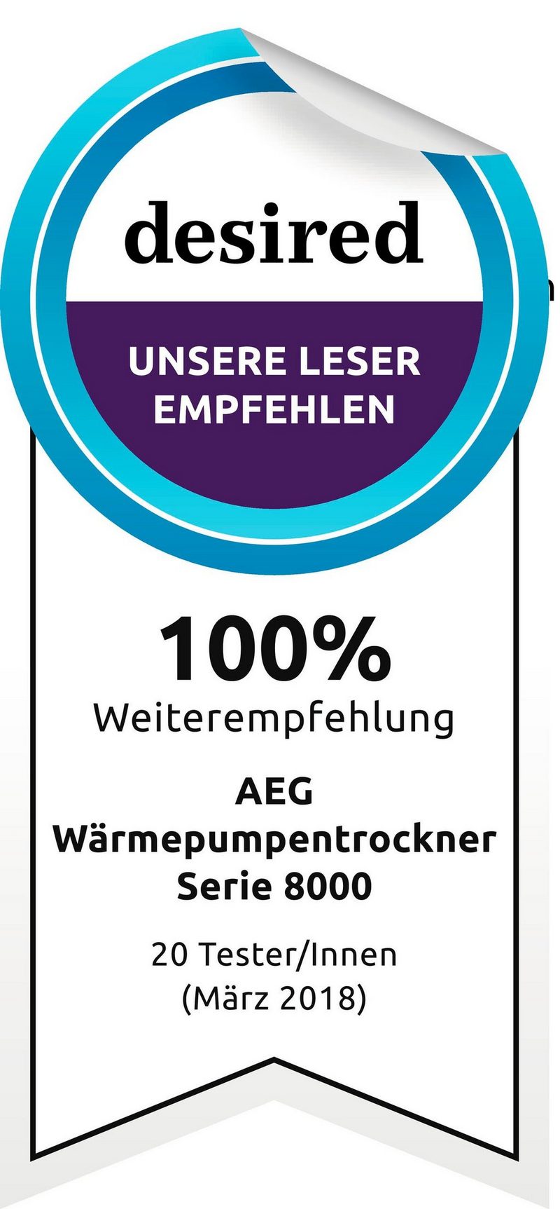 AEG Wärmepumpentrockner T8DBA6680 8 kg