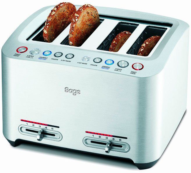 Sage Toaster the Smart Toast STA845BAL 4 lange Schlitze 2000 W