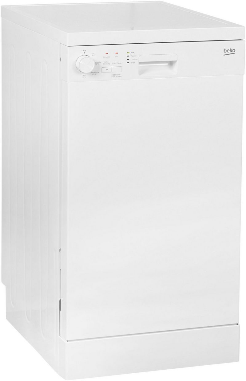 BEKO Standgeschirrspüler DFS04011W 10 Maßgedecke mit Intensiv 70°C