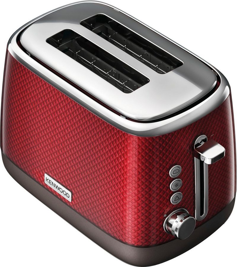 KENWOOD Toaster Mesmerine TCM811.RD 2 kurze Schlitze für 2 Scheiben 1000 W