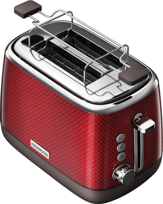 KENWOOD Toaster Mesmerine TCM811.RD 2 kurze Schlitze für 2 Scheiben 1000 W