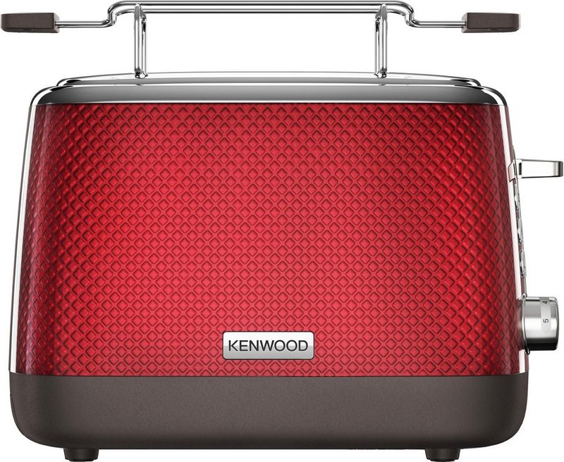 KENWOOD Toaster Mesmerine TCM811.RD 2 kurze Schlitze für 2 Scheiben 1000 W