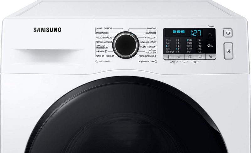 Samsung Waschtrockner WD5000T WD81TA049BE/EG 8 kg 5 kg 1400 U/min SchaumAktiv