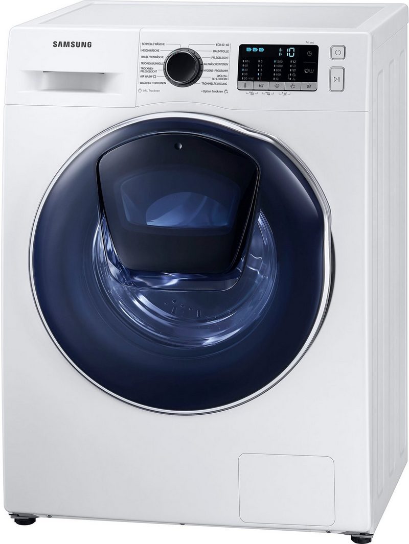 Samsung Waschtrockner WD8NK52K0ZW 8 kg 5 kg 1200 U/min SLIM Platzsparer