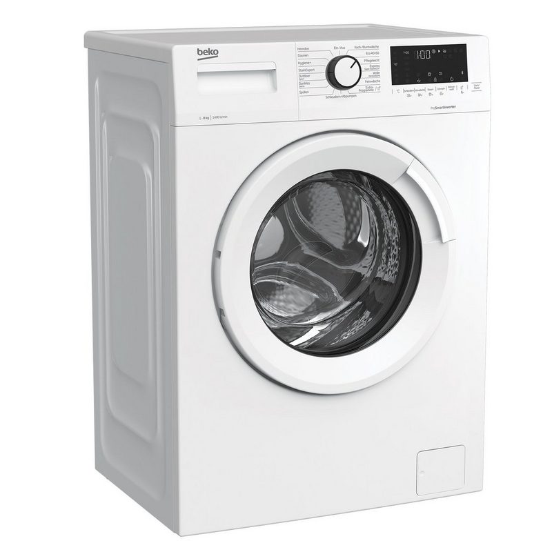 BEKO Waschmaschine WML8146T5STR1 7001440074 8 kg 1400 U/min Mengenautomatik AddXtra Nachlegefunktion Bluetooth-Steuerung des Gerätes Zusatzfunktion Pet Hair Removal