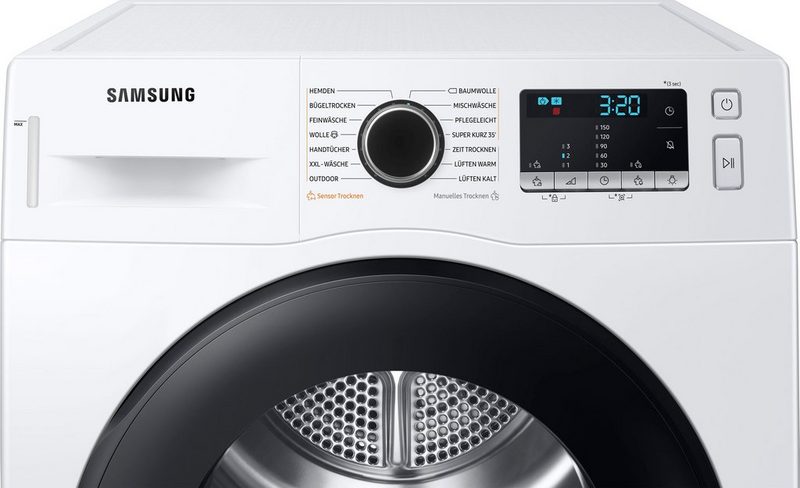 Samsung Wärmepumpentrockner DV81TA220AE/EG 8 kg Knitterschutz