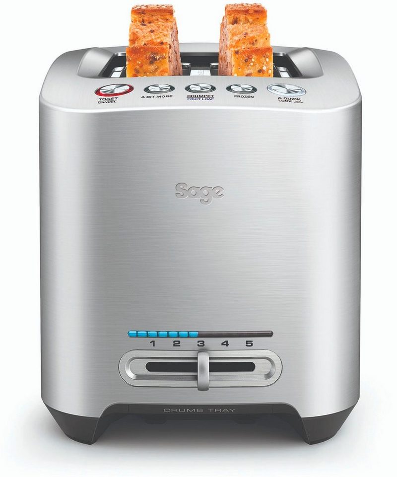 Sage Toaster the Smart Toast STA825BAL 2 lange Schlitze 1000 W