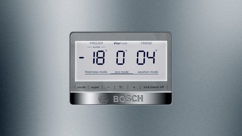 BOSCH Kühl-/Gefrierkombination KGF39PIDP 203 cm hoch 60 cm breit EasyAccess Shelf / SuperGefrieren / Perfect Fit / VitaFresh pro