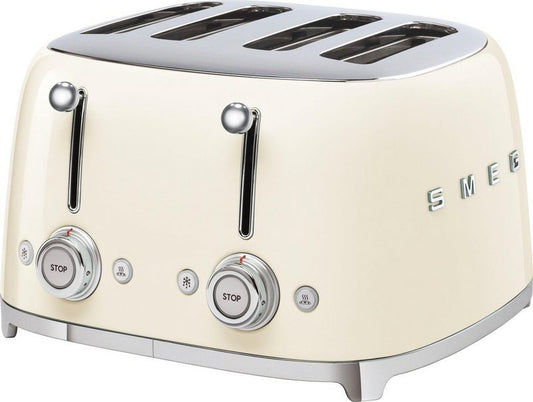 Smeg Toaster TSF03CREU 4 kurze Schlitze 3000 W