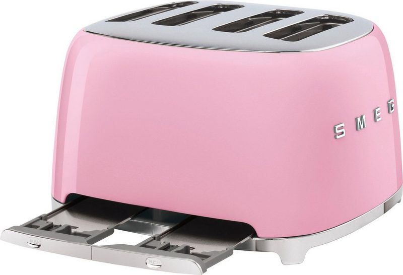 Smeg Toaster TSF03PKEU 4 kurze Schlitze 3000 W