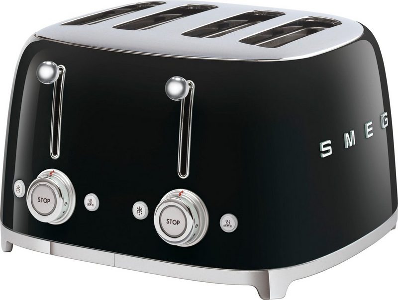 Smeg Toaster TSF03BLEU 4 kurze Schlitze 3000 W