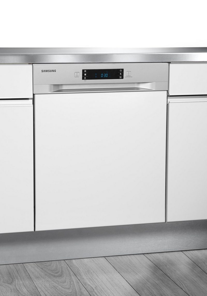 Samsung teilintegrierbarer Geschirrspüler DW60M6050SS 14 Maßgedecke Besteckschublade