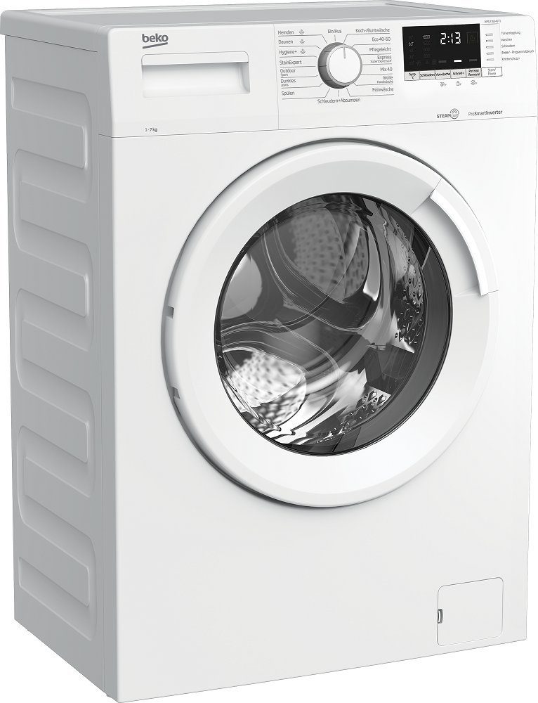 BEKO Waschmaschine Frontlader freistehend 7 kg 1600 U/Min EEK: C WML71634ST1