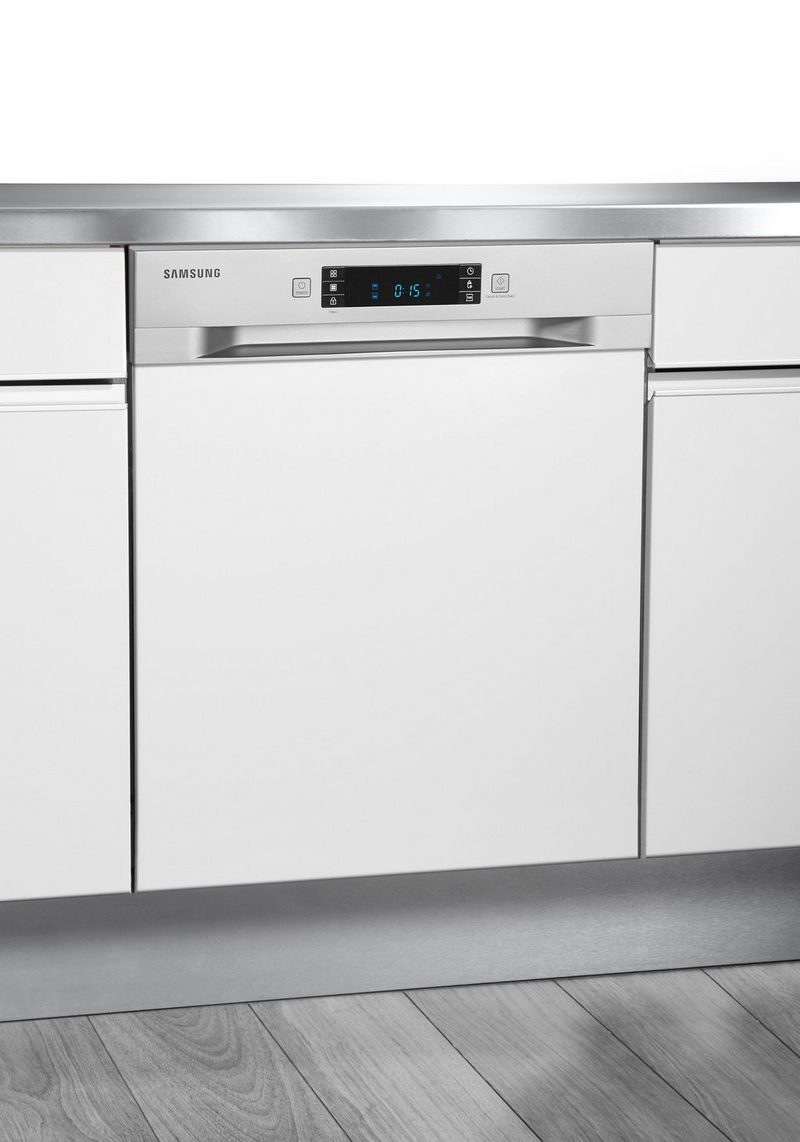 Samsung teilintegrierbarer Geschirrspüler DW60M6040SS 13 Maßgedecke Luftschallemission nur 44 dB(A)